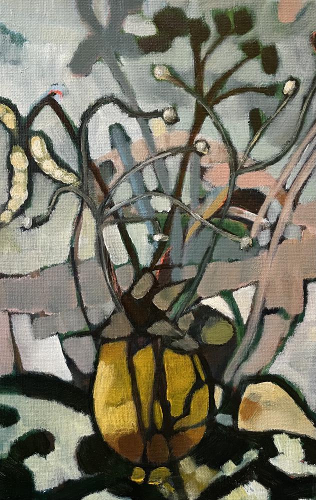 Still Life With Yellow Vase